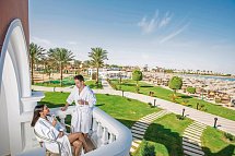 SUNRISE Garden Beach Resort - Beispiel Balkon Deluxe Beachfront (Zimmercodierungen UDO & DGM)