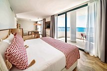 TRS Ibiza Hotel - Wohnbeispiel Doppelzimmer Deluxe frontaler Meerblick (Zimmercodierungen DD2 & DD5)