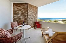 TRS Ibiza Hotel - Wohnbeispiel Doppelzimmer Deluxe frontaler Meerblick (Zimmercodierungen DD2 & DD5)