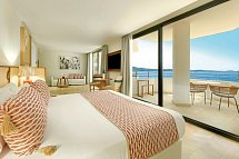 TRS Ibiza Hotel - Wohnbeispiel Juniorsuite Panorama-Meerblick (Zimmercodierungen J1M & J2M)