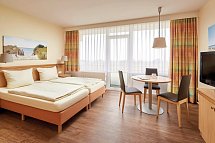 Ferien- und Freizeitpark Weissenhäuser Strand - Wohnbeispiel An der Düne 1 Raum Appartement 32 qm (Zimmercodierungen SB2 & S1C)