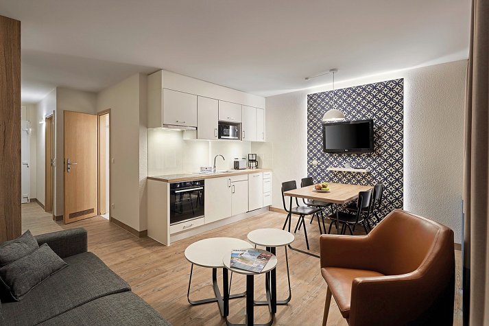 Ferien- und Freizeitpark Weissenhäuser Strand - Wohnbeispiel Luv und Lee 2 Raum Appartement 41 qm (Zimmercodierungen AB1, AB3 & AB4)