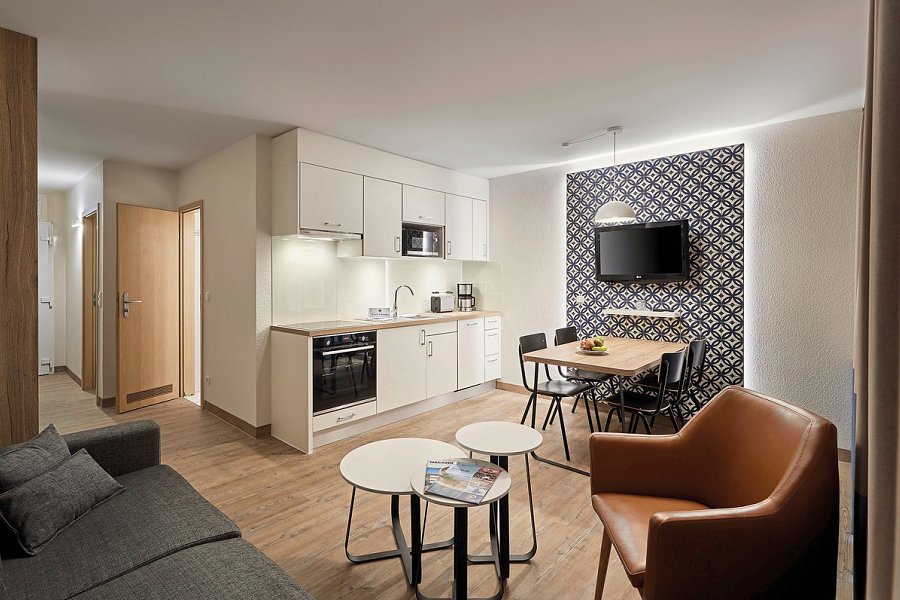 Ferien- und Freizeitpark Weissenhäuser Strand - Wohnbeispiel Luv und Lee 2 Raum Appartement 41 qm (Zimmercodierungen AB1, AB3 & AB4)