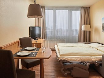 Ferien- und Freizeitpark Weissenhäuser Strand - Wohnbeispiel Studio am Park 20 qm (Zimmercodierungen SX1 & SX2)