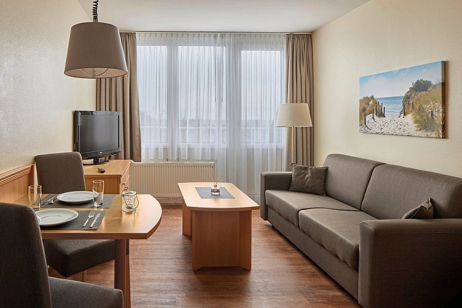 Ferien- und Freizeitpark Weissenhäuser Strand - Wohnbeispiel Studio am Park 20 qm (Zimmercodierungen SX1 & SX2)