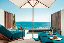 Mitsis Summer Palace - Wohnbeispiel Doppelzimmer Superior Meerblick Plungepool (Zimmercodierung DS1)