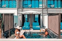 Mitsis Summer Palace - Wohnbeispiel Doppelzimmer Superior Meerblick Plungepool (Zimmercodierung DS1)