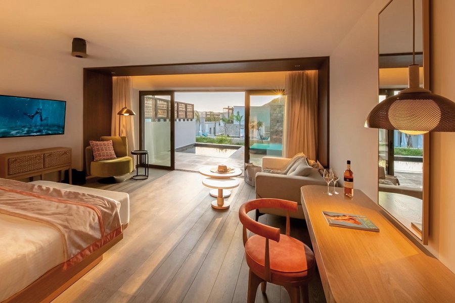 Mitsis Summer Palace - Wohnbeispiel Juniorsuite Plunge Pool (Zimmercodierung JB2)