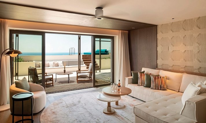 Mitsis Summer Palace - Wohnbeispiel Suite Privatpool (Zimmercodierung WBR)