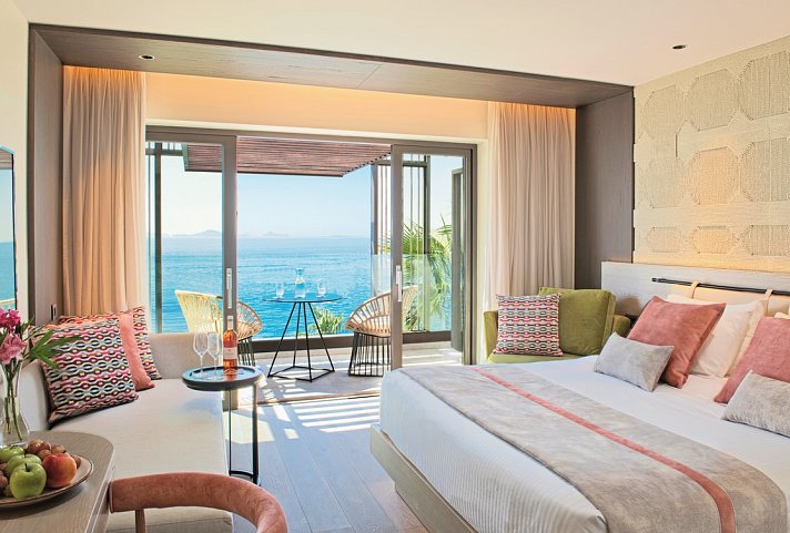 Mitsis Summer Palace - Wohnbeispiel Doppelzimmer Superior Meerblick (Zimmercodierung DSM)