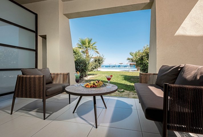 Astir Odysseus Resort & Spa - Wohnbeispiel Doppelzimmer Meerblick (Zimmercodierung D1M)