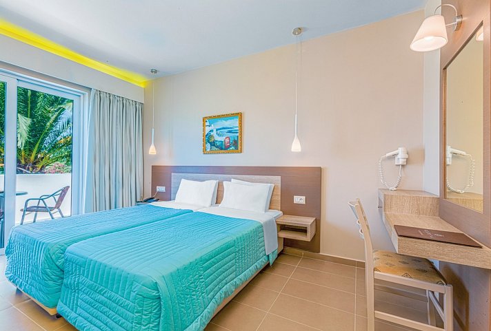 Esperia Hotel - Wohnbeispiel Einzelzimmer Standard (Zimmercodierung EG1)