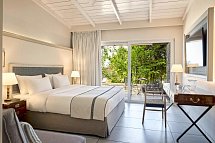 Makryammos Bungalows - Wohnbeispiel Doppelzimmer Deluxe (Zimmercodierung DD1)