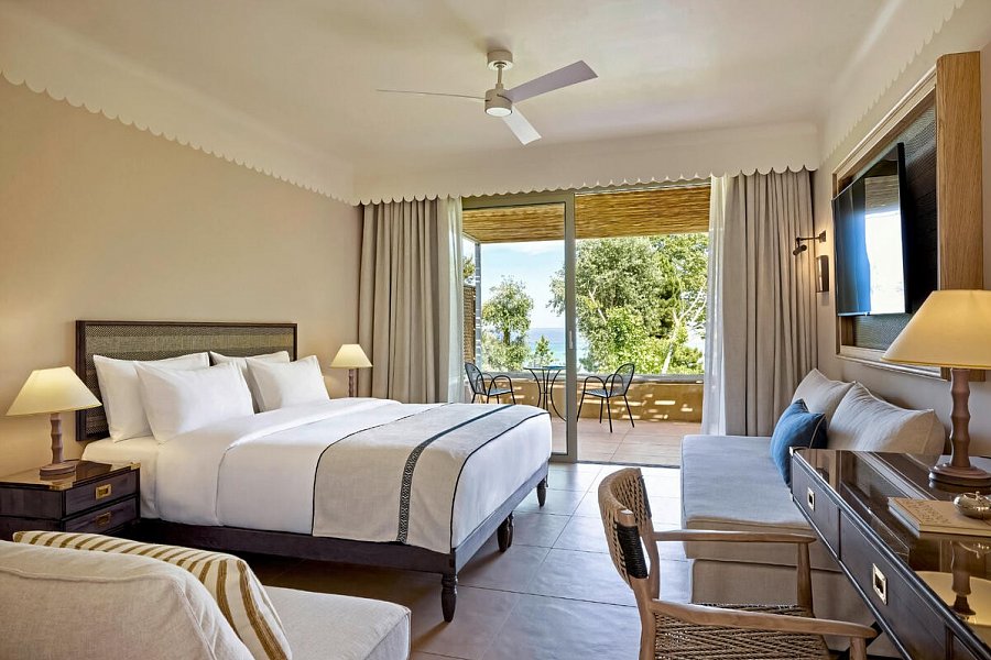 Makryammos Bungalows - Wohnbeispiel Deluxezimmer Plus (Zimmercodierung DD4)