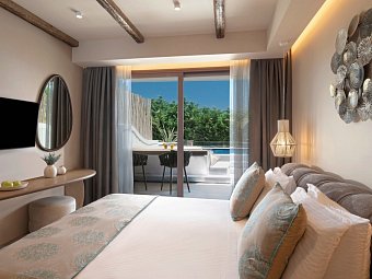 Alexandra Golden Boutique Hotel - Wohnbsp. Doppelzi. Del. Gartenbl. Swim Up (Zimmercodierung DDQ)