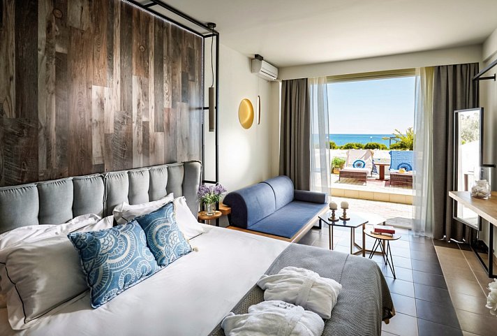 Blue Dream Palace - Wohnbeispiel Suite Swim-Up Meerblick (Zimmercodierung W1Q)