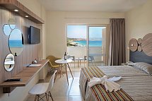 Nelia Beach Hotel - Wohnbeispiel Doppelzimmer Meerblick (Zimmercodierung DBM)