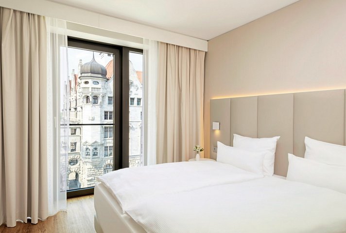 NH Leipzig Zentrum - Wohnbeispiel Doppelzimmer Standard (Zimmercodierungen DG3 & DC1)
