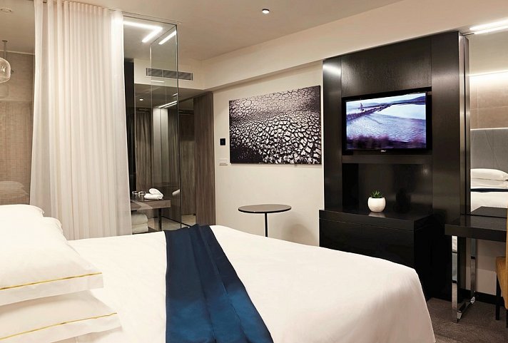 Slovenija - Wohnbeispiel Doppelzimmer seitl. Meerblick (Zimmercodierungen DBN & DCN)