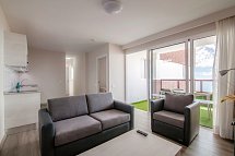 Corona Roja - Wohnbeispiel renovierte Unterbringung (Zimmercodierungen AB2 & OB2)