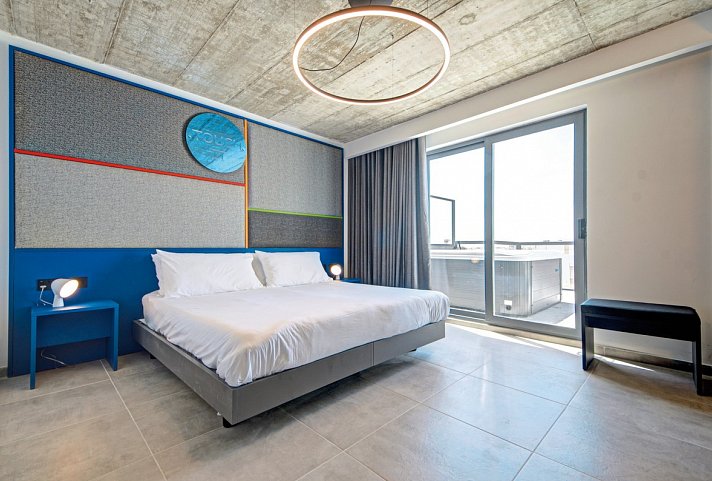 IKYK Hotel - Wohnbeispiel Doppelzimmer Deluxe (Zimmercodierung DD1)