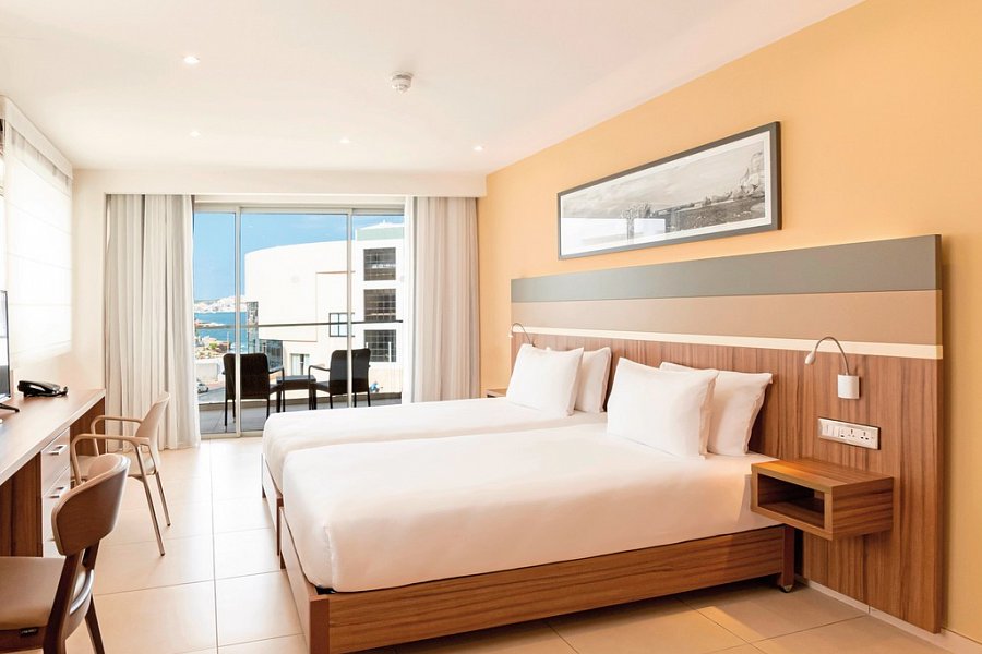 DoubleTree by Hilton Malta - Wohnbeispiel Doppelzimmer Deluxe (Zimmercodierungen DD1 & DD3)