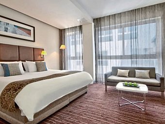 The George, Urban Boutique Hotel - Wohnbeispiel Doppelzimmer Innenhof (Zimmercodierung DB1)