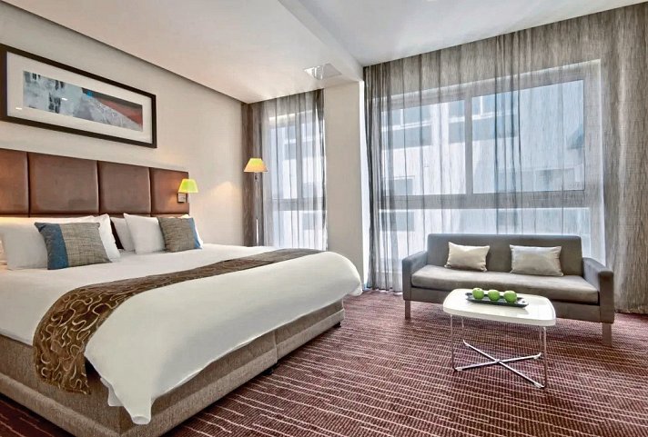 The George, Urban Boutique Hotel - Wohnbeispiel Doppelzimmer Innenhof (Zimmercodierung DB1)