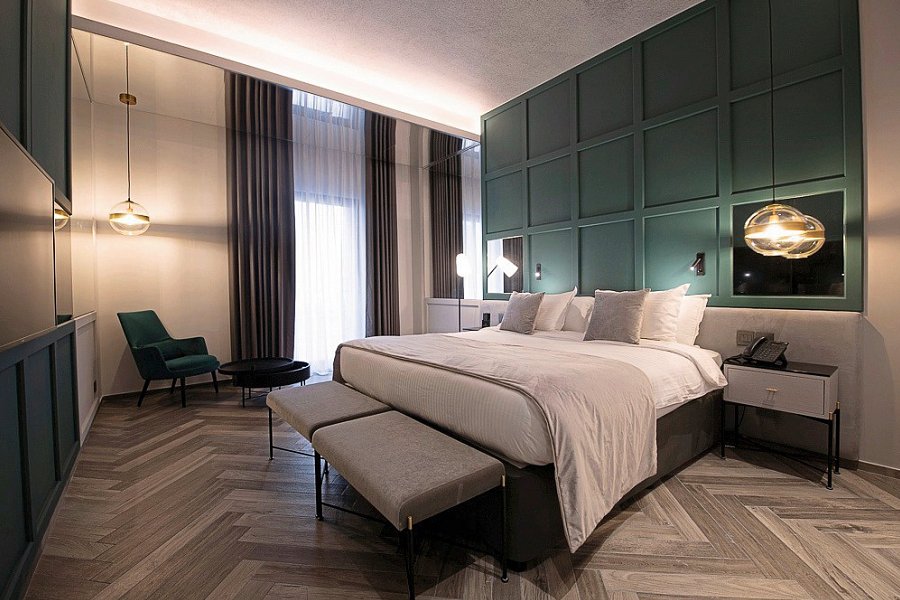 The Embassy Valletta Hotel - Wohnbeispiel Doppelzimmer Deluxe (Zimmercodierung DD1)