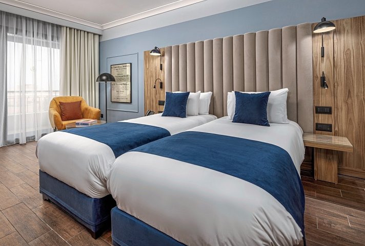 Vivaldi Hotel - Wohnbeispiel Doppelzimmer Deluxe King (Zimmercodierungen DD1 & DDM)