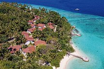Bandos Maldives - Wohnbeispiel Deluxe Beachfront (Zimmercodierung UD1)