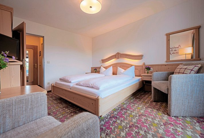 Hotel Bannwaldsee - Wohnbeispiel DZ Bannwaldsee Haupthaus (Zimmercodierungen DB1, TB1 & DC1)