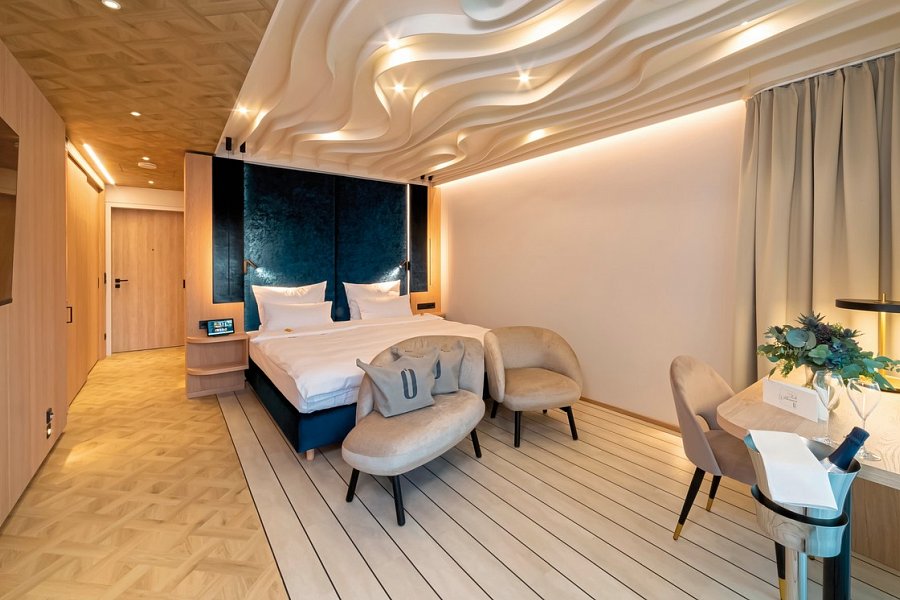 Ströbinger Hof - Therme Wellness Resort - Wohnbeispiel Juniorsuite Parkflügel (Zimmercodierung JB3)