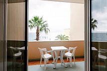 Terme Alexander - Beispiel Balkon Doppelzimmer Meerblick (Zimmercodierung D1M)