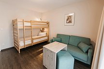 Sonnenhotel Bayerischer Hof - Wohnbeispiel Appartement 1 Schlafzimmer Komfort (Zimmercodierung AF2)