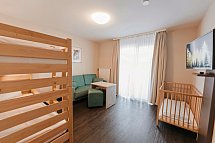 Sonnenhotel Bayerischer Hof - Wohnbeispiel Appartement 1 Schlafzimmer Komfort (Zimmercodierung AF2)