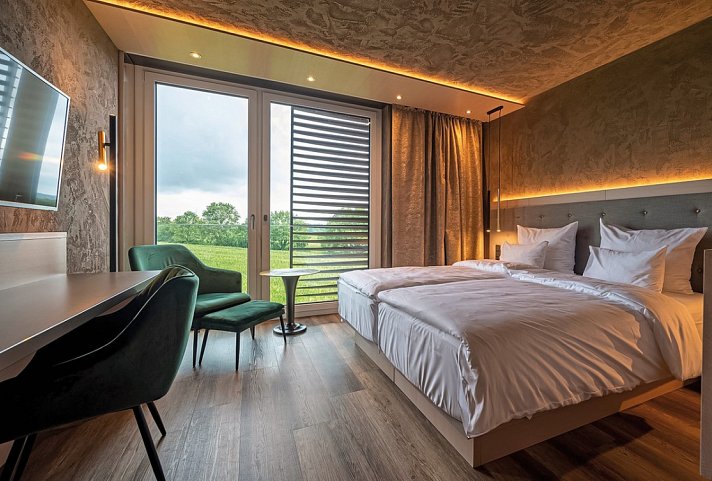 Meiser Design Hotel - Wohnbeispiel Doppelzimmer Komfort (Zimmercodierungen DF1 & EF1)