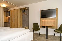BERGlässig Hotel Bodenmais - Wohnbeispiel Appartement Komfort Typ 2 (Zimmercodierungen AF2 & DM2)