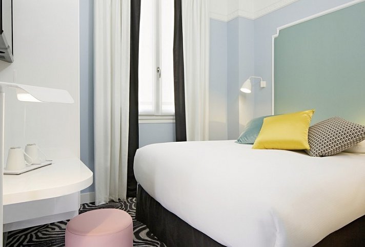 Hotel Pastel Paris - Wohnbeispiel Doppelzimmer Standard (Zimmercodierung DG1)