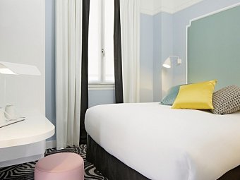 Hotel Pastel Paris - Wohnbeispiel Doppelzimmer Standard (Zimmercodierung DG1)