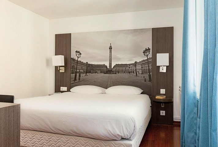 Hôtel Victoria - Wohnbeispiel Doppelzimmer Standard (Zimmercodierung DG1)