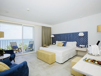MySeaHouse Flamingo - Wohnbeispiel Juniorsuite Meerblick (Zimmercodierungen J1M, J2M & J3M)