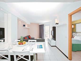 Isla de Cabrera Aparthotel - Wohnbeispiel Appartement 1 Schlafzimmer (Zimmercodierungen AB1 & AB2)