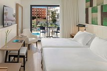 H10 Casa del Mar - Wohnbeispiel Doppelzimmer Poolblick (Zimmercodierungen D1P & D2P)