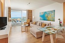 Hipotels Playa de Palma Palace - Wohnbeispiel Juniorsuite Meerblick (Zimmercodierung JBM)