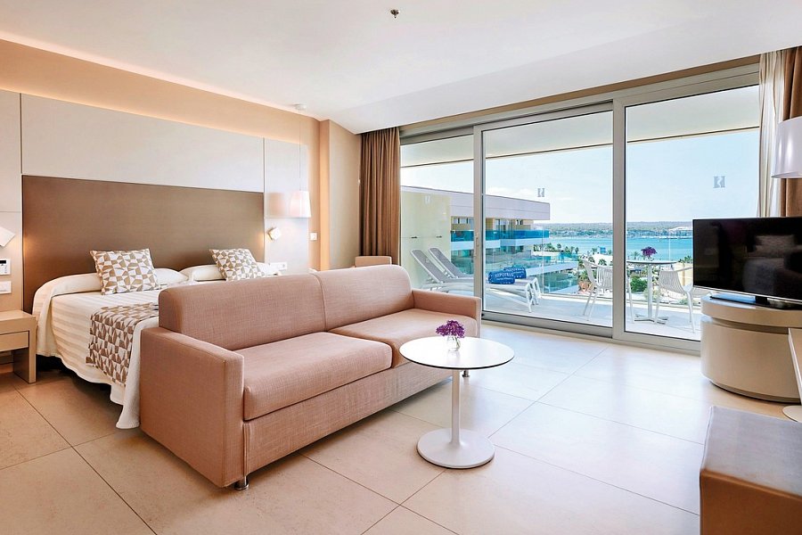 Hipotels Gran Playa de Palma - Wohnbeispiel Juniorsuite Meerblick (Zimmercodierung JBM)