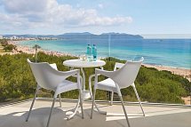 Hipotels Bahía Cala Millor - Beispiel Balkon (Zimmercodierung D1M)