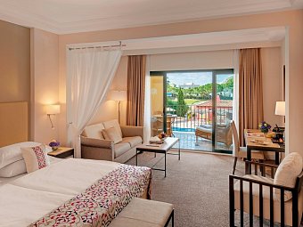The Camp de Mar Hotel & Resort - Wohnbeispiel Doppelzimmer Superior Poolblick (Zimmercodierung DSP)