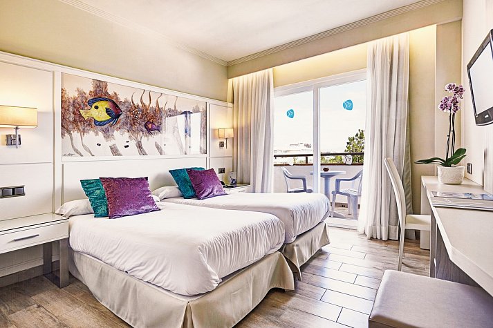 Grupotel Maritimo - Wohnbeispiel Doppelzimmer (Zimmercodierungen DB1, DC1 & DBN)