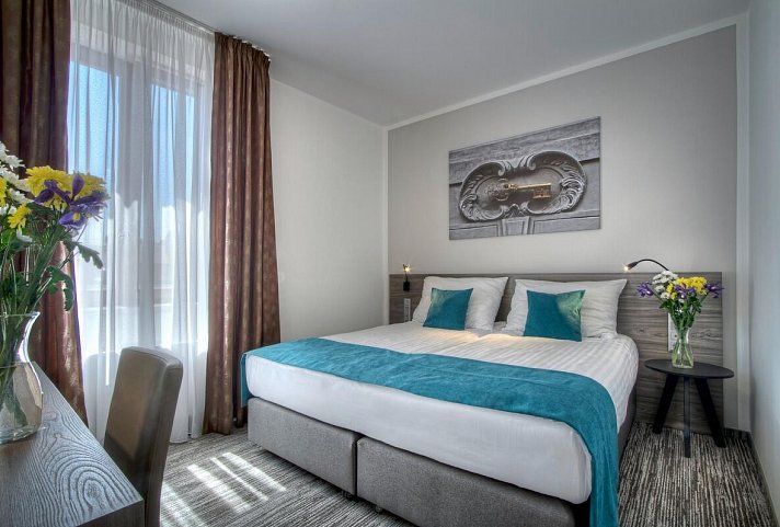 Hotel Páv - Wohnbeispiel Doppelzimmer (Zimmercodierung DB1)